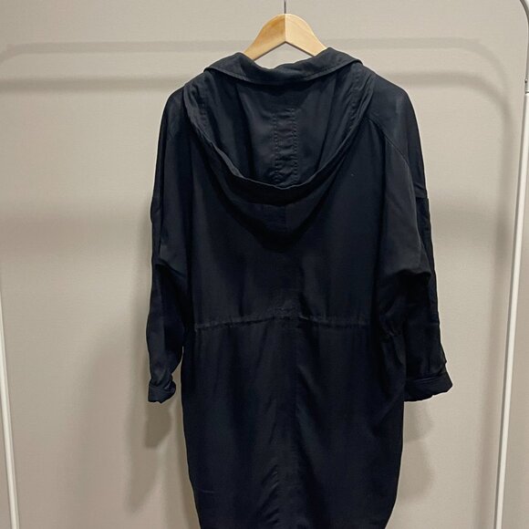 ZARA Trafaluc Outerwear Casual Midi Jacket - Dark Navy - Size S - Picture 2 of 4